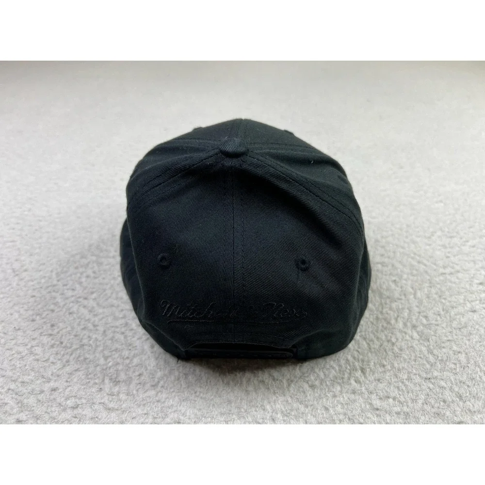 Mitchell & Ness New York Giants Hat Black Snapback NFL Football Cap One Size